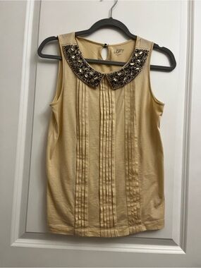 LOFT Beaded Sleeveless Top